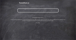 Desktop Screenshot of freewebhost.co